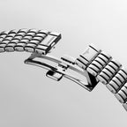 Mini Dolcevita Women Quartz Silver Dial Analog Stainless Steel Watch L52000716