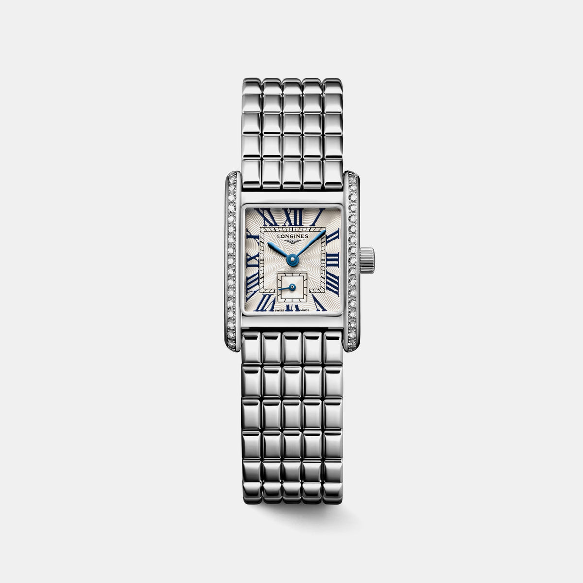 Mini Dolcevita Women Quartz Silver Dial Analog Stainless Steel Watch L52000716