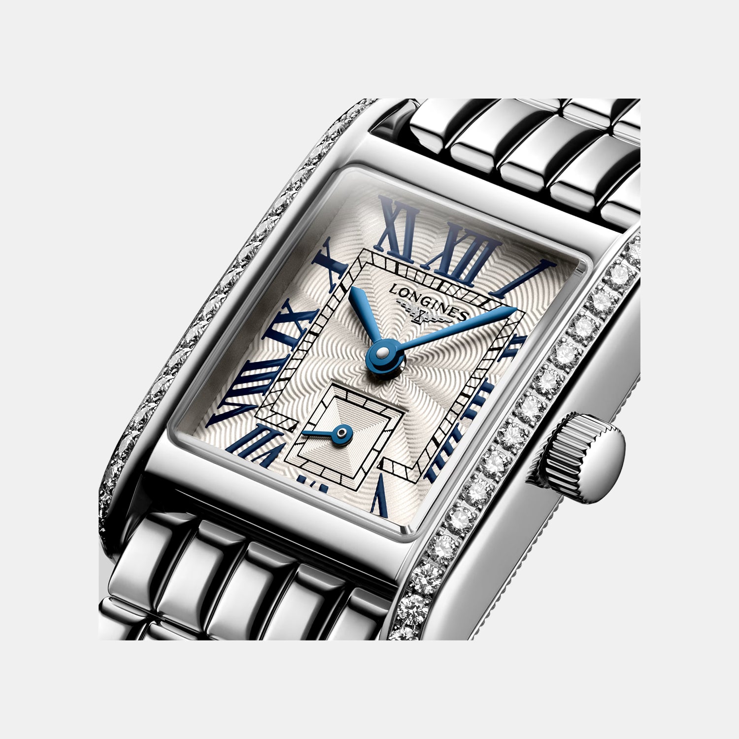 Mini Dolcevita Women Quartz Silver Dial Analog Stainless Steel Watch L52000716