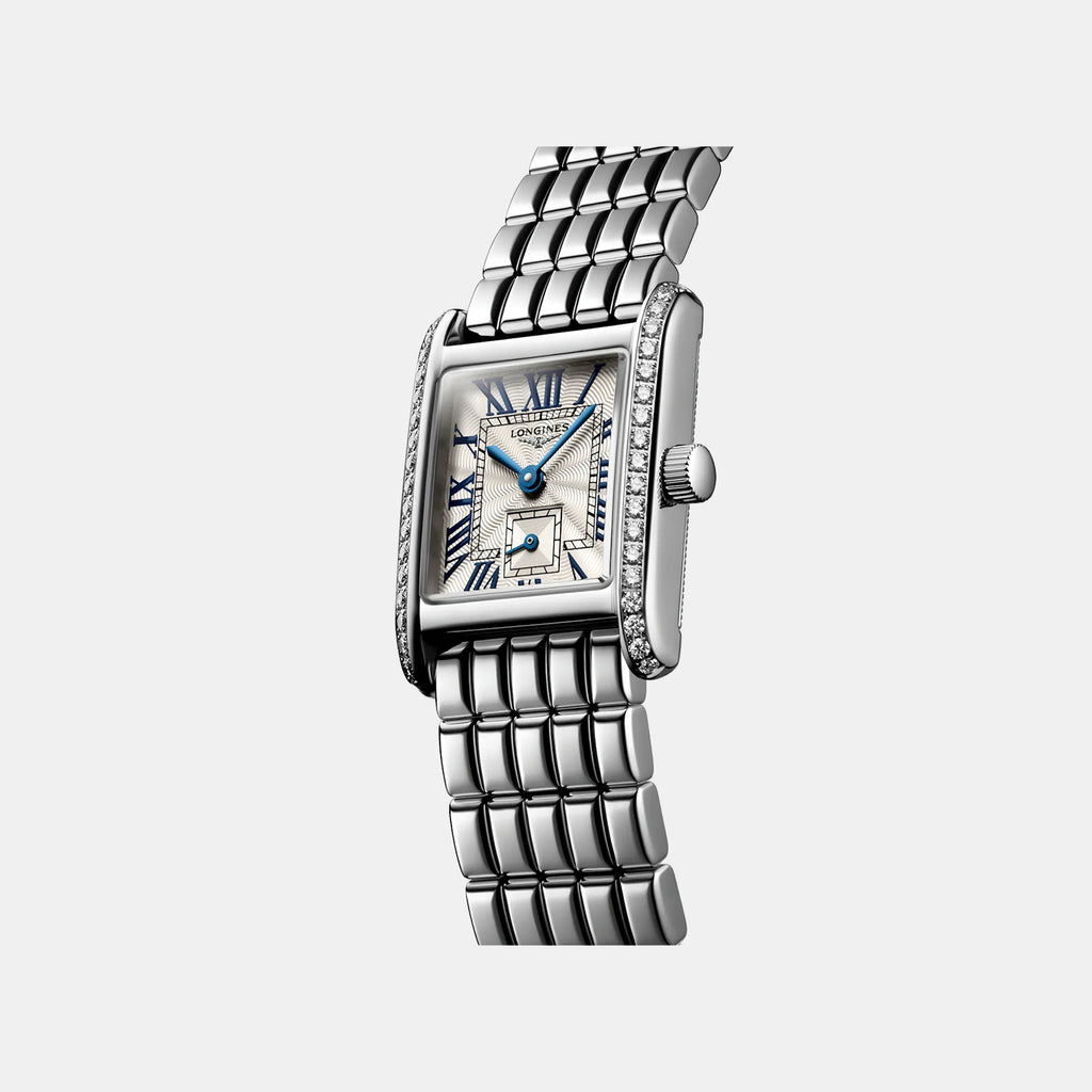 Mini Dolcevita Women Quartz Silver Dial Analog Stainless Steel Watch L52000716