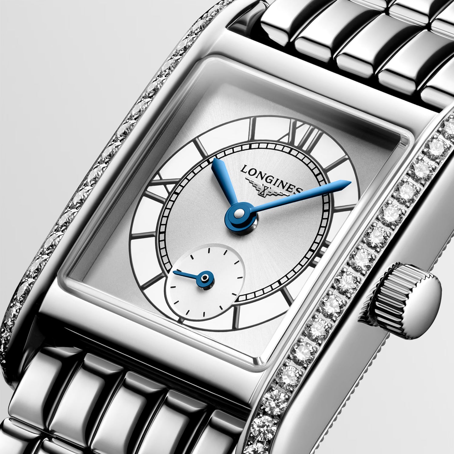 Women Quartz Silver Dial Analog Stainless Steel Watch L52000756
