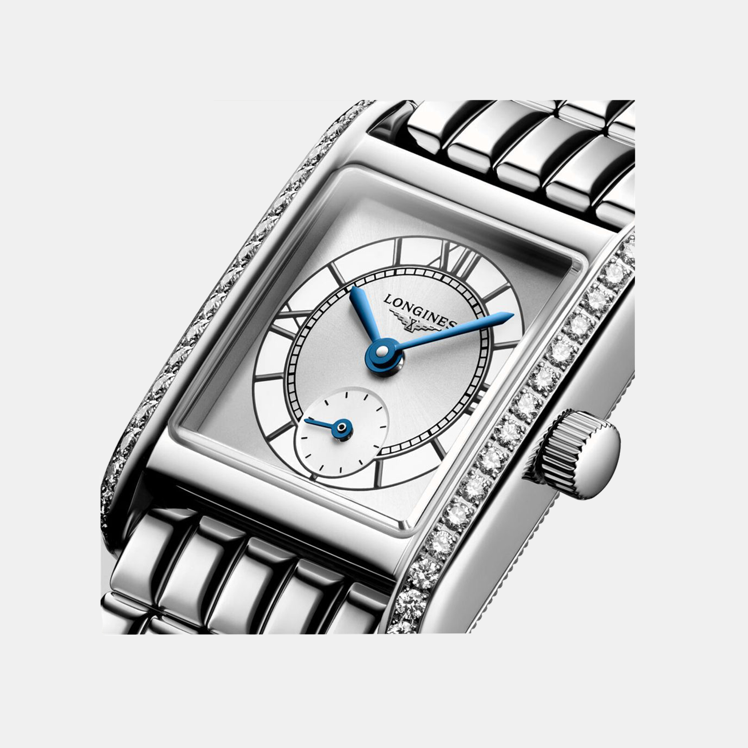 Longines Stainless Steel Sunray Silver watch