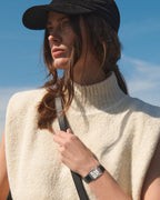 Mini Dolcevita Women Quartz Grey Dial Analog Leather Watch L52004712