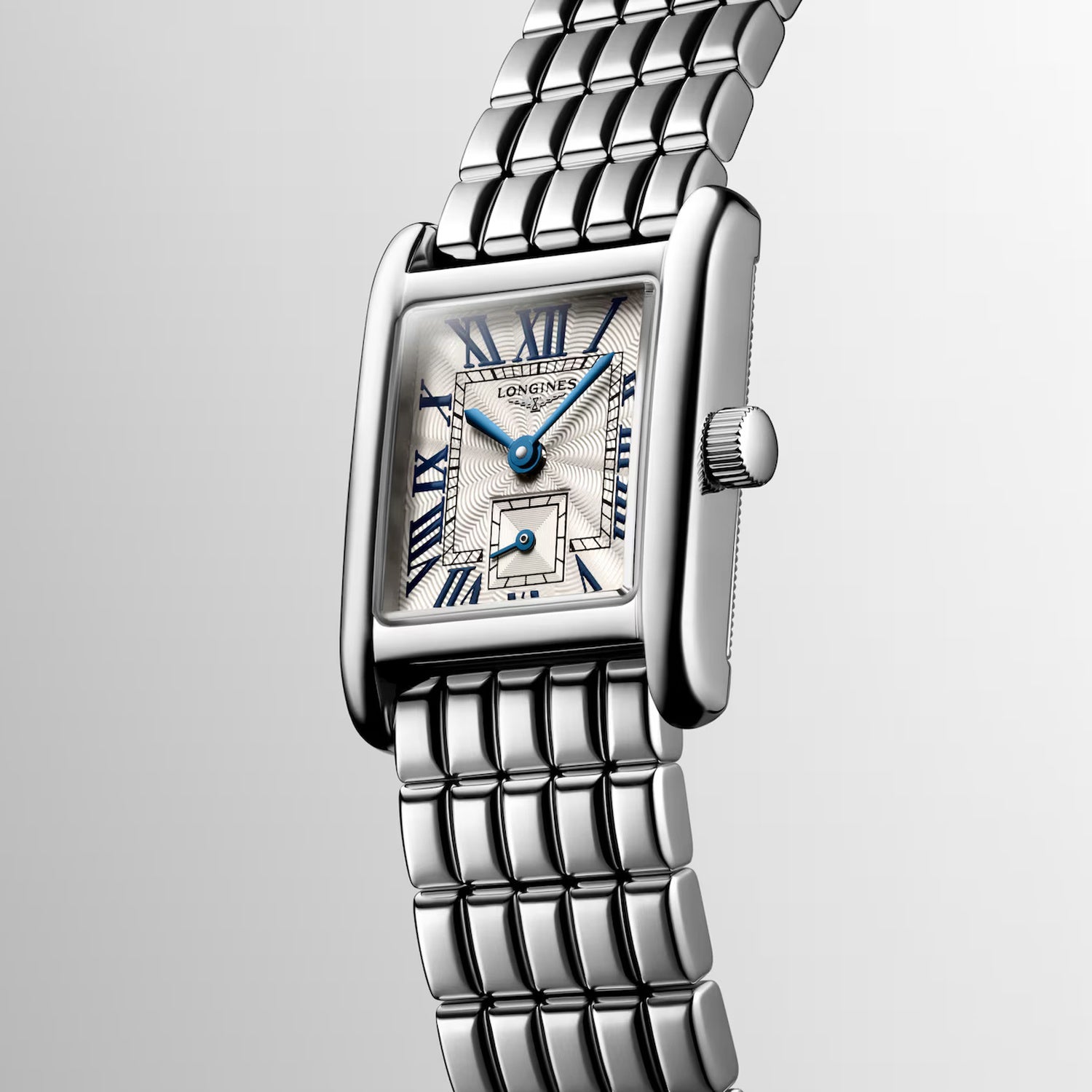 Mini Dolcevita Women Quartz Silver Dial Analog Stainless Steel Watch L52004716