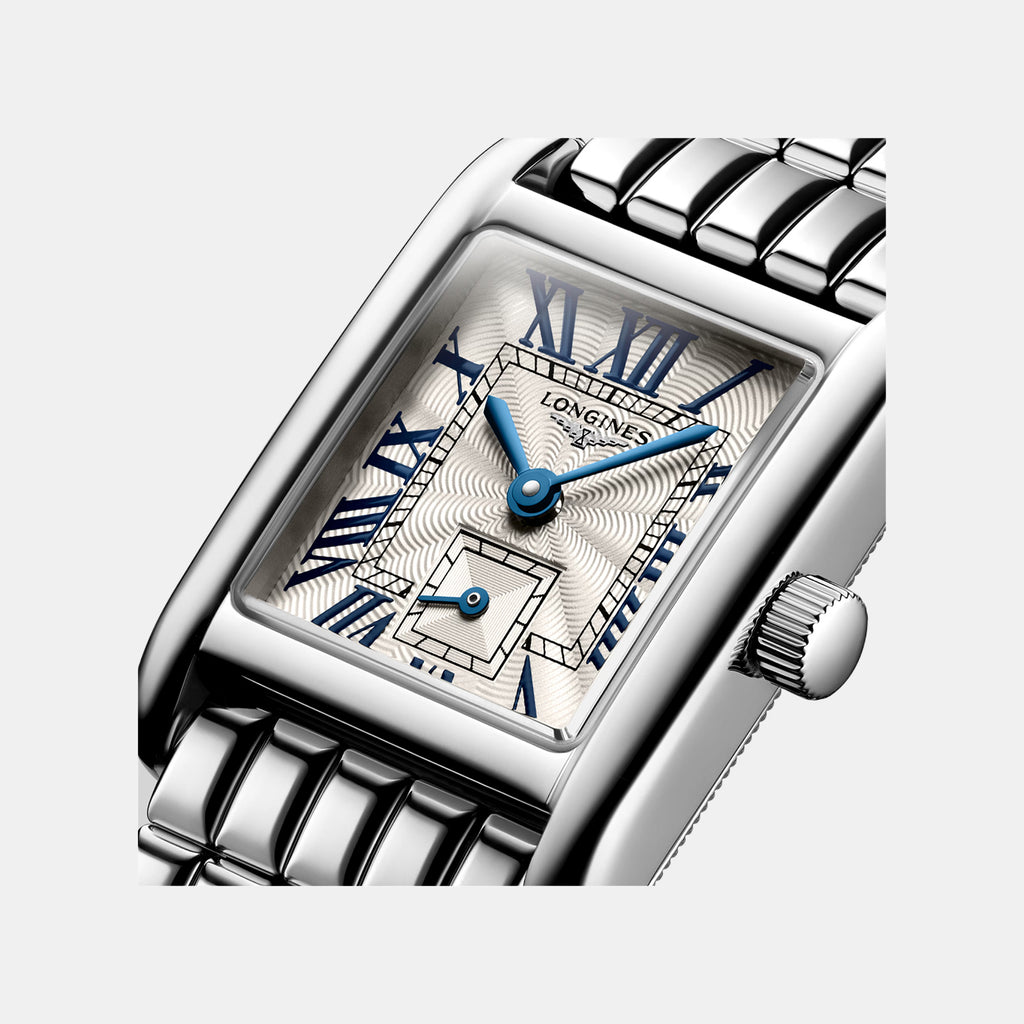 Mini Dolcevita Women Quartz Silver Dial Analog Stainless Steel Watch L52004716