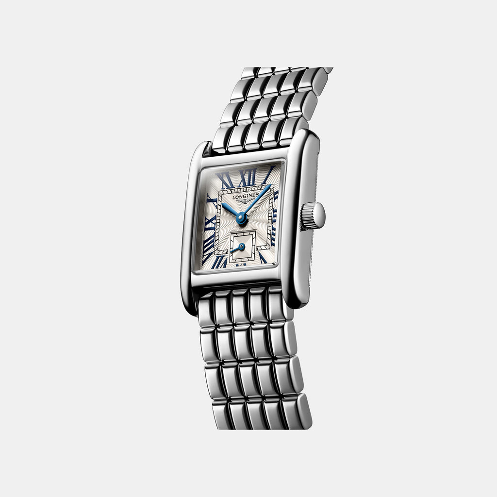 Mini Dolcevita Women Quartz Silver Dial Analog Stainless Steel Watch L52004716