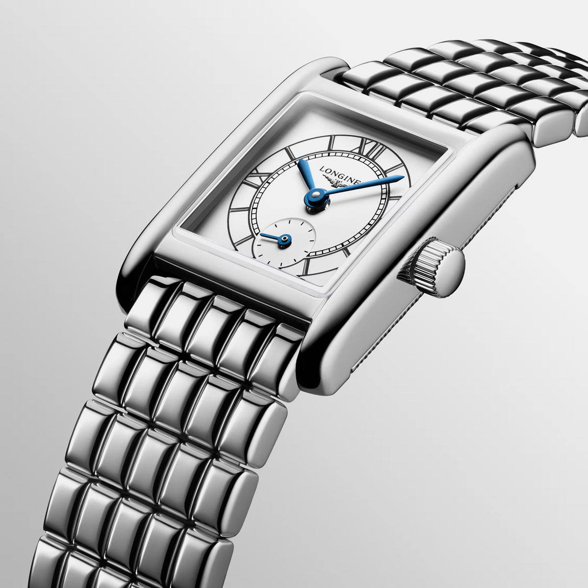 Mini Dolcevita Women Quartz White Dial Analog Stainless Steel Watch L52004756