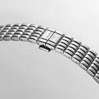 Mini Dolcevita Women Quartz White Dial Analog Stainless Steel Watch L52004756