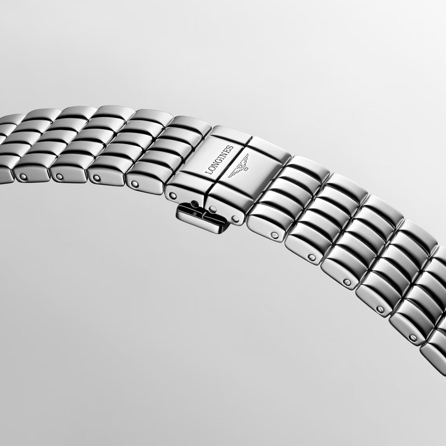 Mini Dolcevita Women Quartz White Dial Analog Stainless Steel Watch L52004756