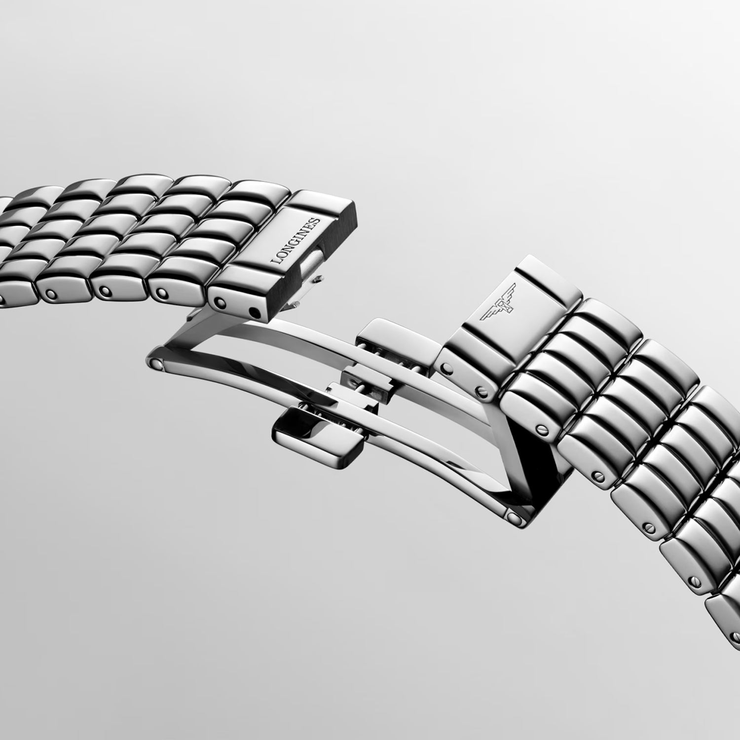 Mini Dolcevita Women Quartz White Dial Analog Stainless Steel Watch L52004756