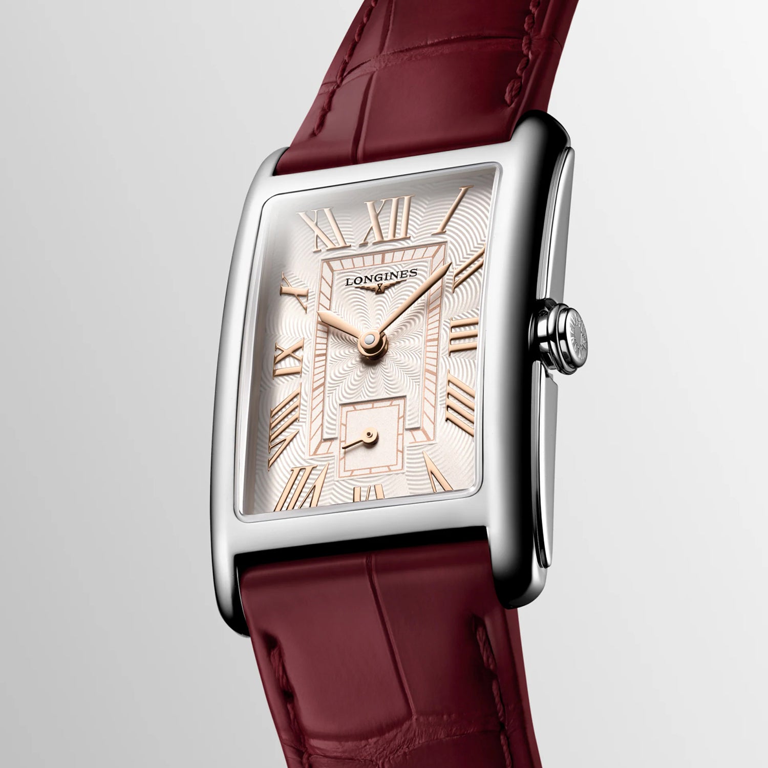 Women Quartz Ivory Dial Analog Leather Watch L55124282
