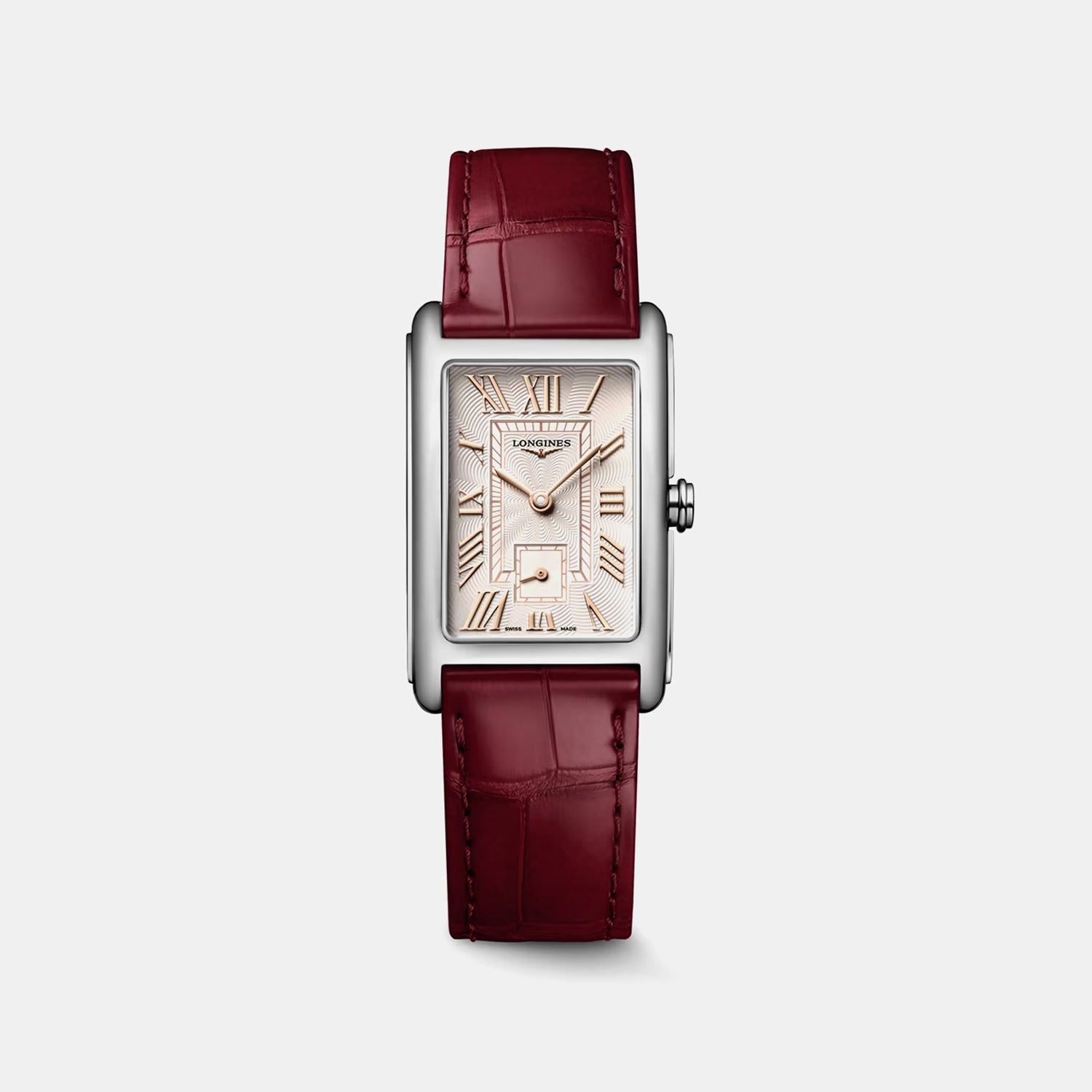 Women Quartz Ivory Dial Analog Leather Watch L55124282