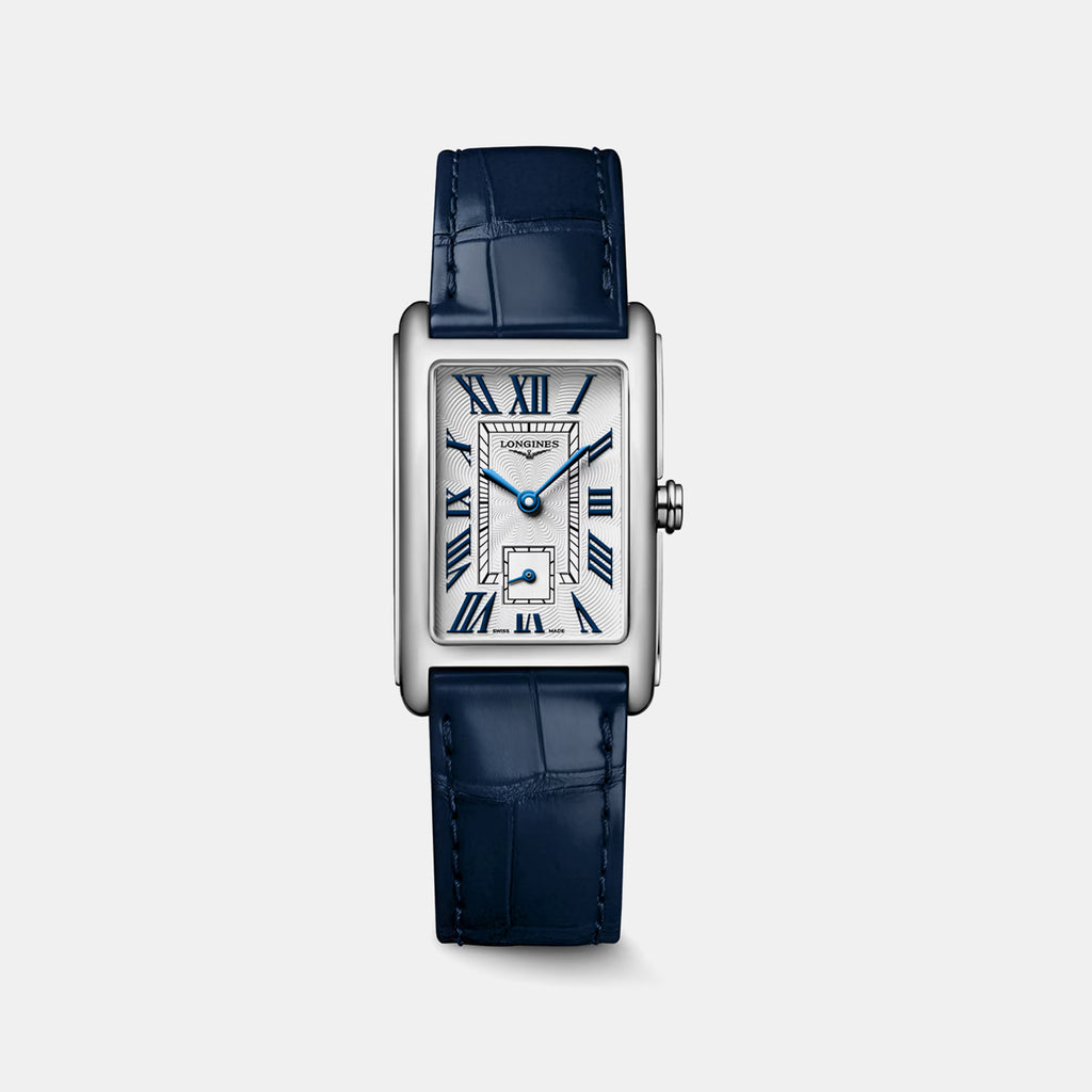 Women Quartz Silver Dial Analog Leather Watch L55124702