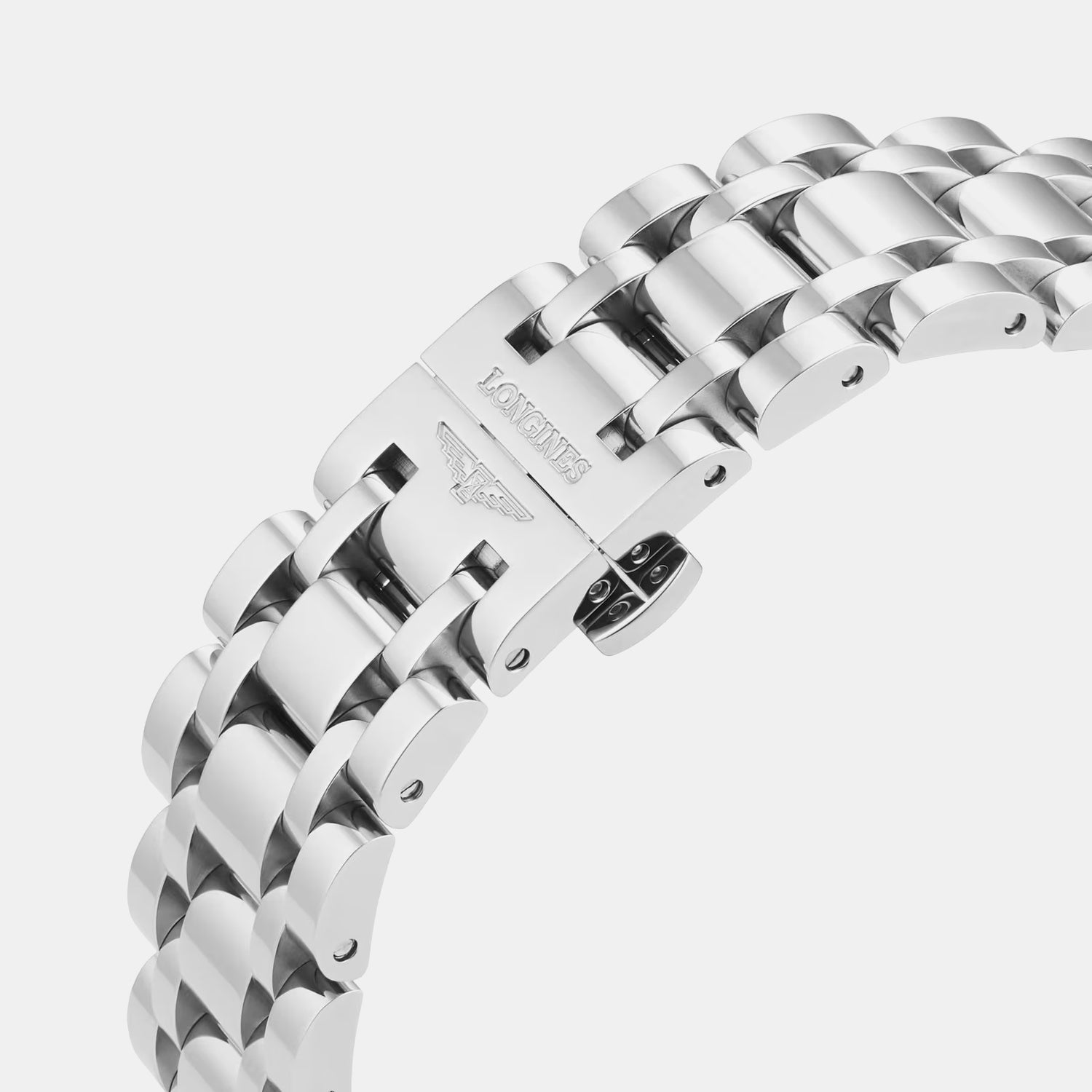 Women Quartz Silver Dial Analog Stainless Steel Watch L55124716