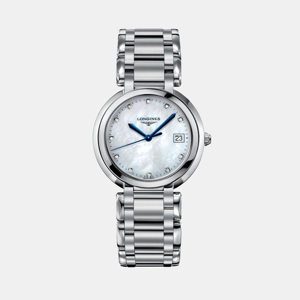 Primaluna Women Quartz White Dial Analog Stainless Steel Watch L81144876
