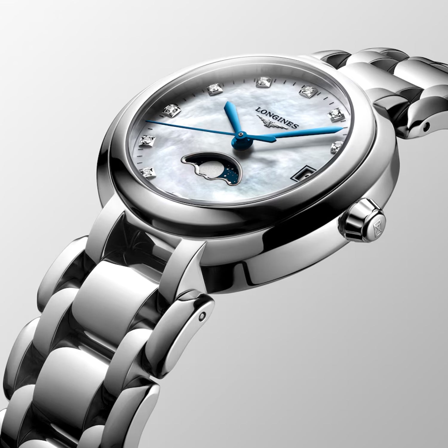 Primaluna Women Quartz White Dial Analog Stainless Steel Watch L81154876