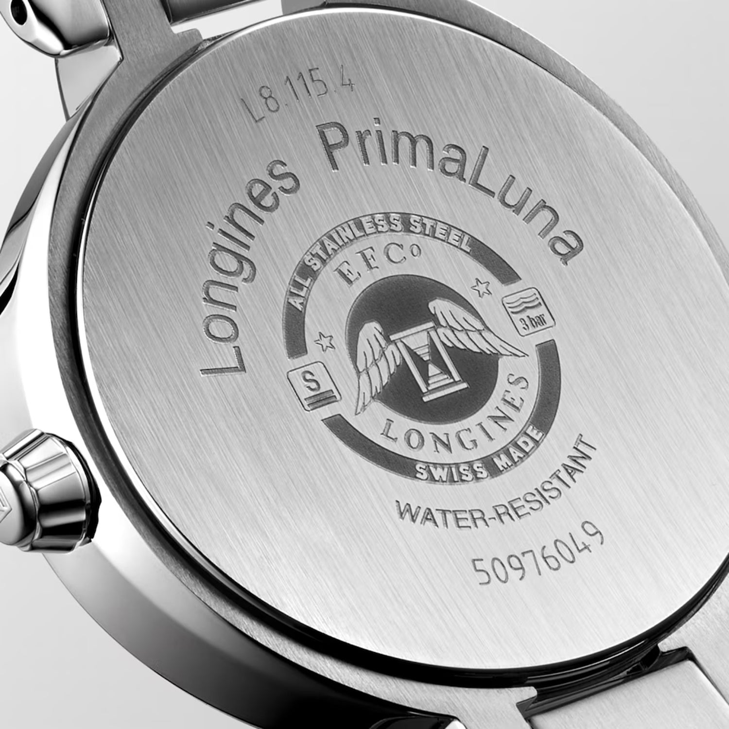 Primaluna Women Quartz White Dial Analog Stainless Steel Watch L81154876