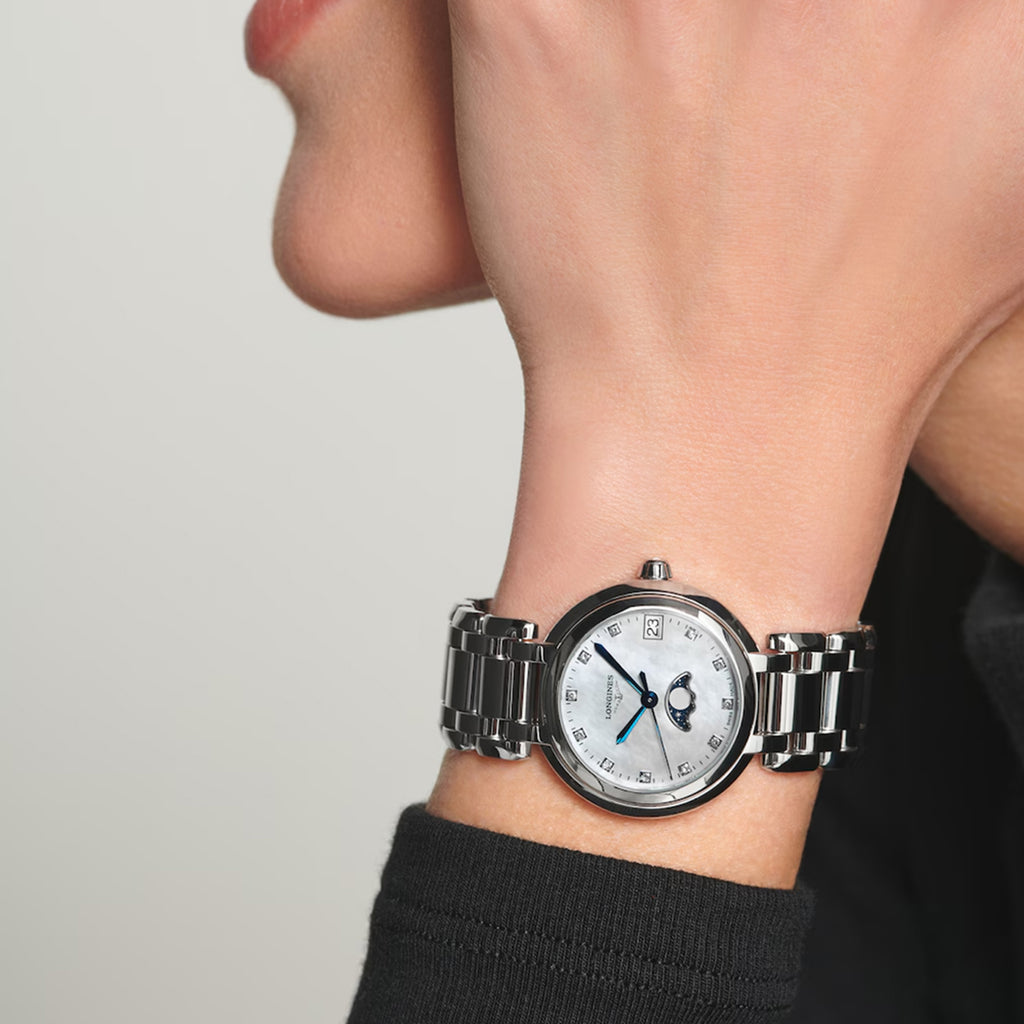 Primaluna Women Quartz White Dial Analog Stainless Steel Watch L81154876