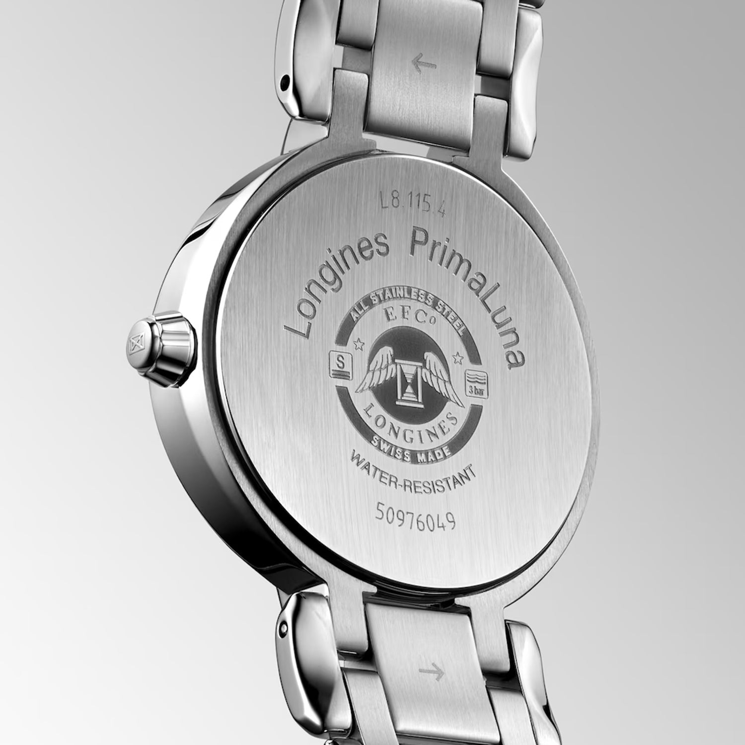 Primaluna Women Quartz White Dial Analog Stainless Steel Watch L81154876