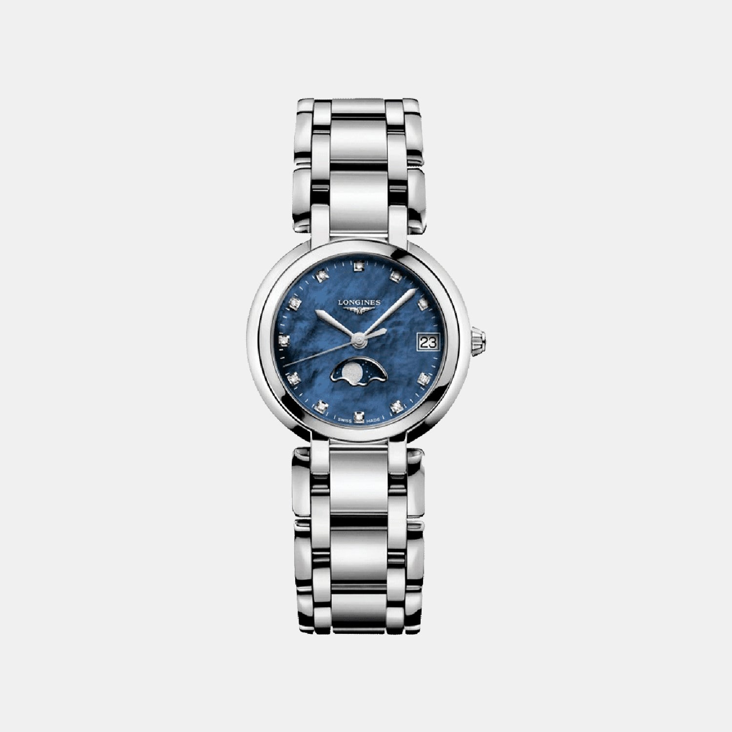 Primaluna Women Quartz Blue Dial Analog Stainless Steel Watch L81154986