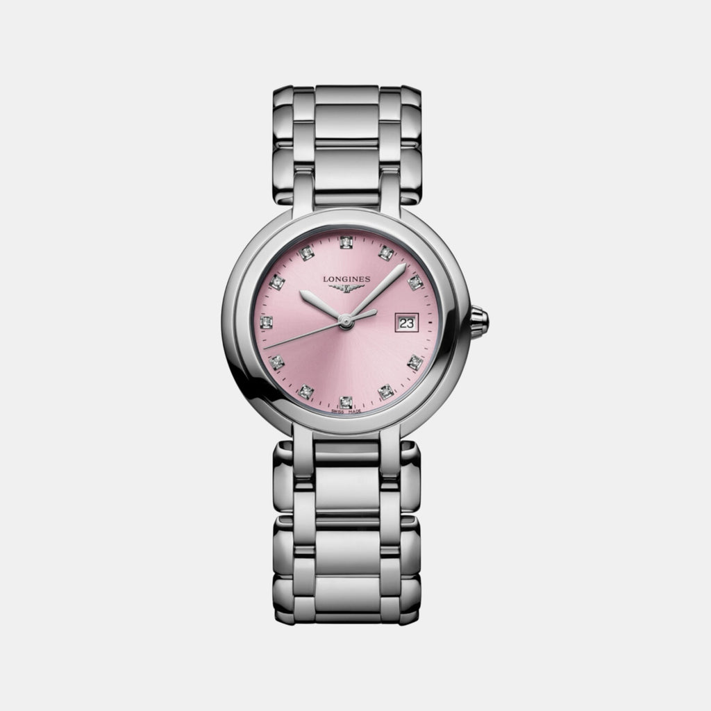 Women Quartz Pink Dial Analog Stainless Steel Watch L81224996