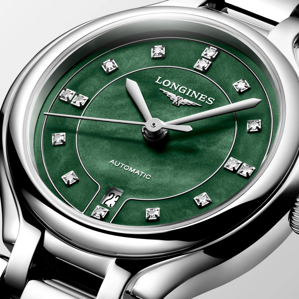 Primaluna Women Automatic Green Dial Analog Stainless Steel Watch L81234076