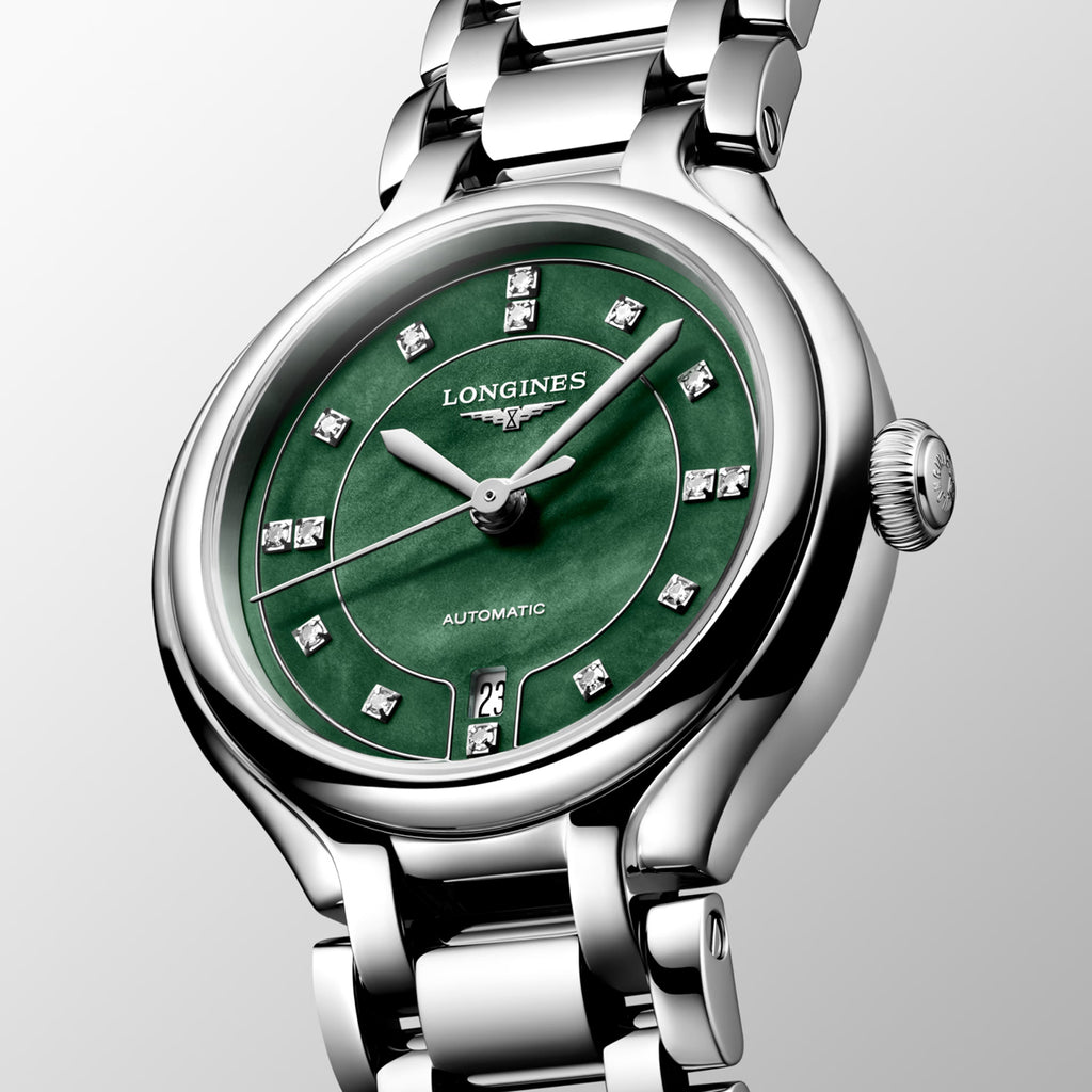 Primaluna Women Automatic Green Dial Analog Stainless Steel Watch L81234076