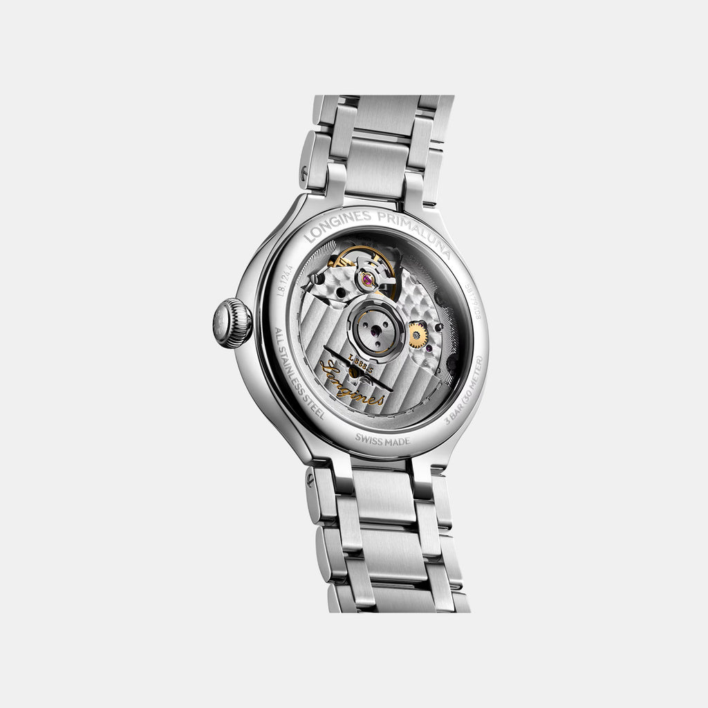 Primaluna Women Automatic Green Mother Of Pearl Dial Analog Stainless Steel Watch L81244076