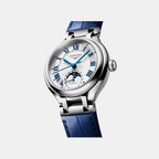 Primaluna Moonphase Women Automatic Opaline Ivory Dial Analog Leather Watch L81264712