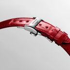 Primaluna Moonphase Women Automatic White Mother Of Pearl Dial Analog Alligator Leather Watch L81264872