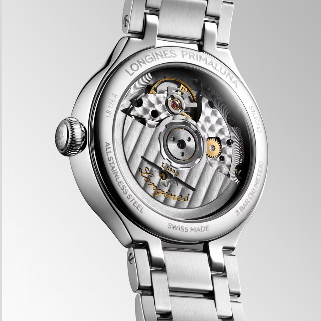 Primaluna Women Automatic Mother Of Pearl Dial Analog Stainless Steel Watch L81264876