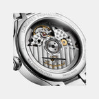 Primaluna Moonphase Women Automatic White Mother Of Pearl Dial Analog Stainless Steel Watch L81264876