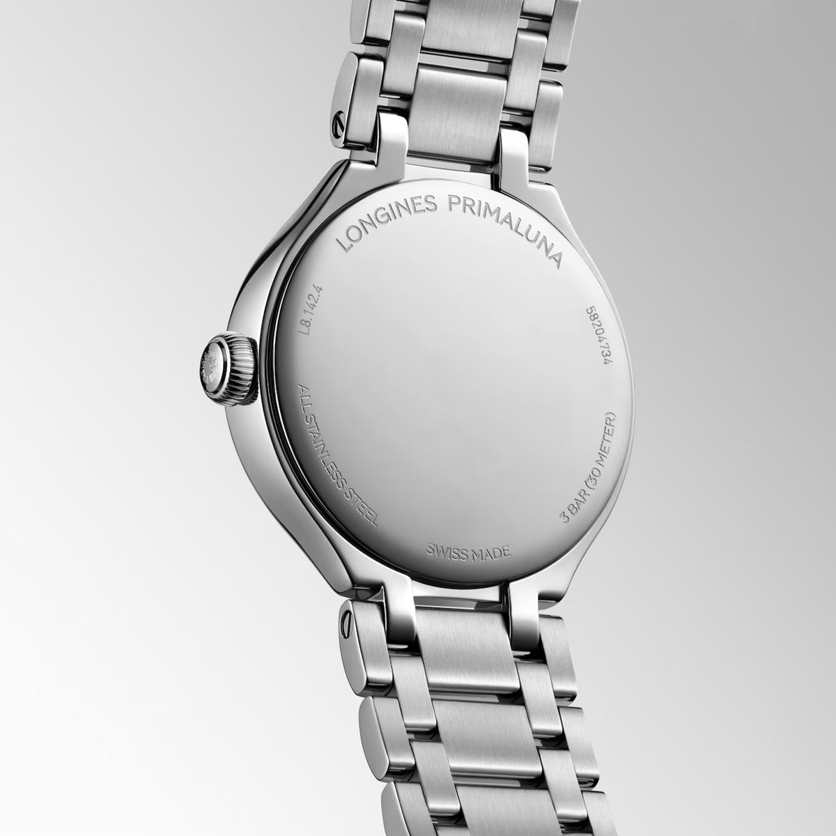 Primaluna Women Quartz Lavender Dial Analog Stainless Steel Watch L81424076