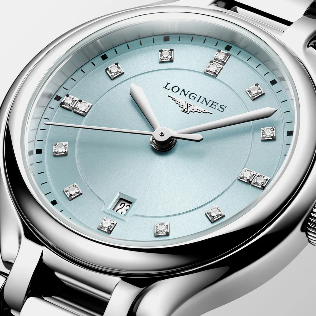 Primaluna Women Quartz Blue Dial Analog Stainless Steel Watch L81424976