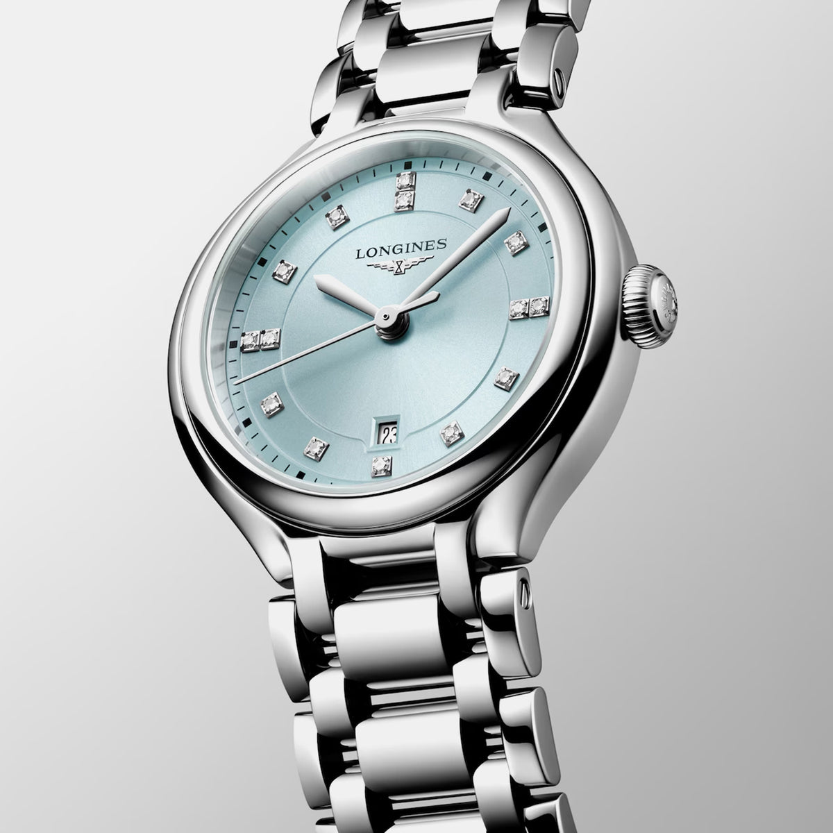 Primaluna Women Quartz Blue Dial Analog Stainless Steel Watch L81424976