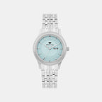 Women Quartz Blue Dial Analog Stainless Steel Watch L8500D-M1120