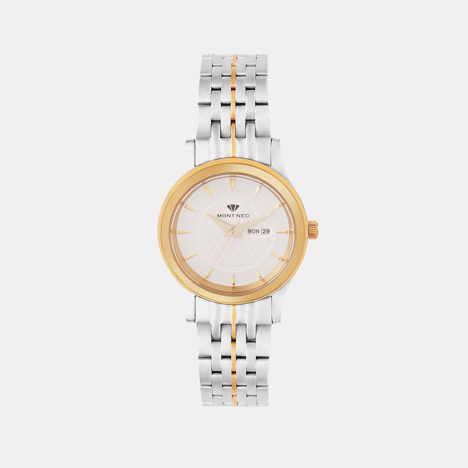 Women Quartz Silver Dial Analog Metal Watch L8500D-M1203