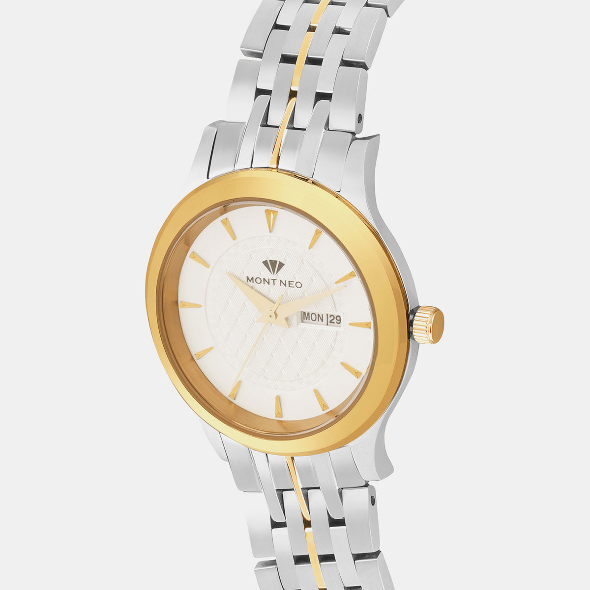 Women Quartz Silver Dial Analog Metal Watch L8500D-M1203
