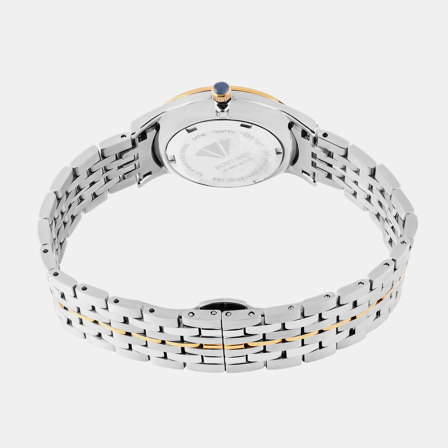 Women Quartz Silver Dial Analog Metal Watch L8500D-M1203