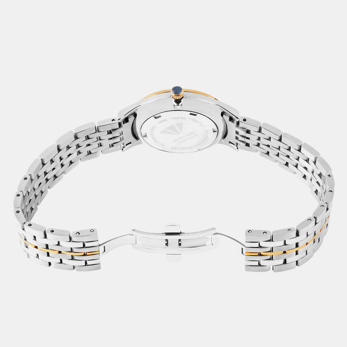 Women Quartz Silver Dial Analog Metal Watch L8500D-M1203