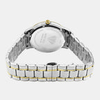 Women Quartz Silver Dial Analog Metal Watch L8505D-M1203