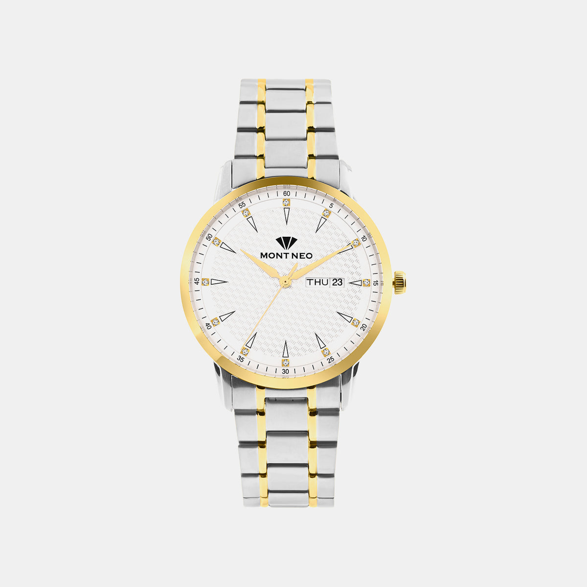 Women Quartz Silver Dial Analog Metal Watch L8505D-M1203