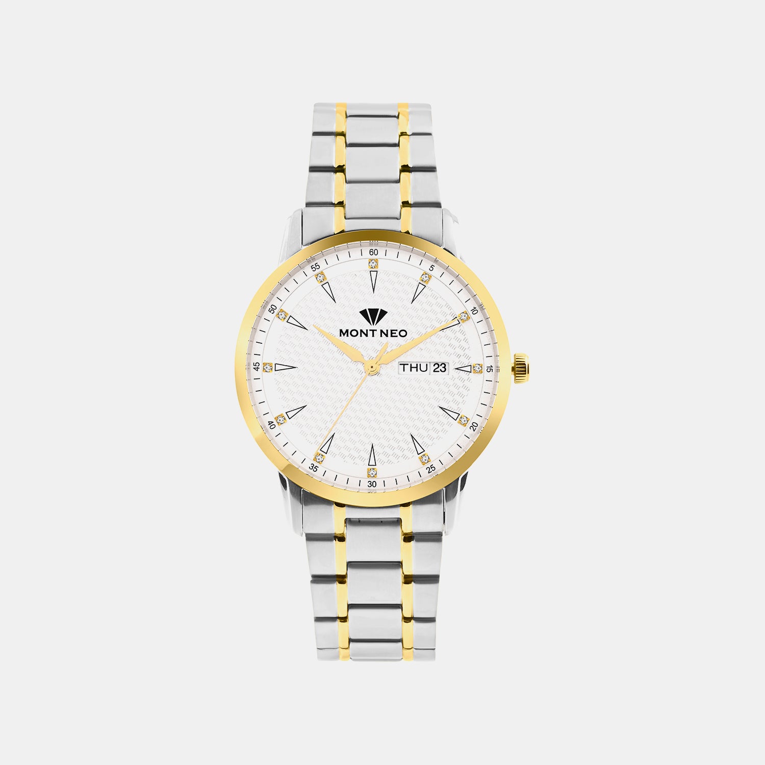Women Quartz Silver Dial Analog Metal Watch L8505D-M1203