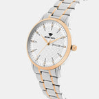 Women Quartz Silver Dial Analog Metal Watch L8505D-M1303