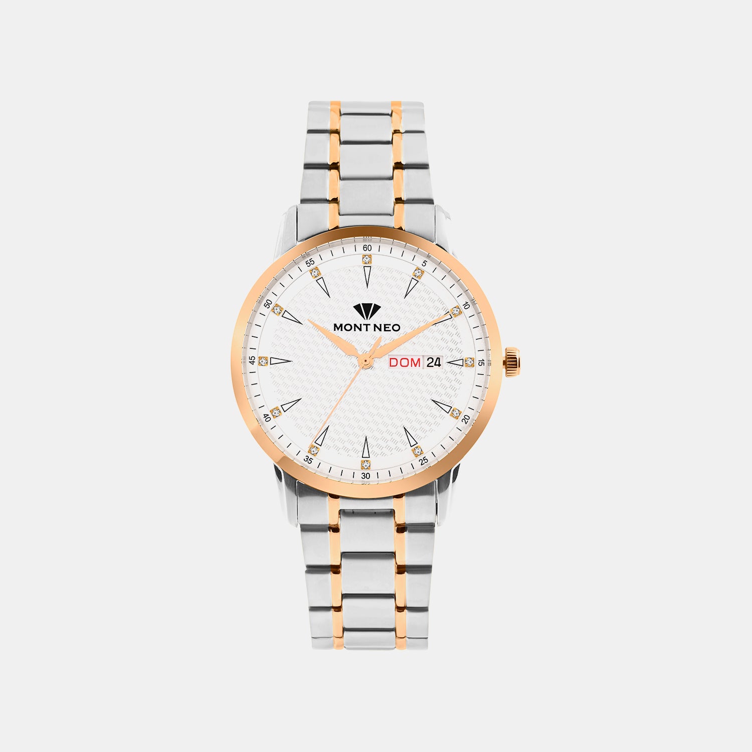 Women Quartz Silver Dial Analog Metal Watch L8505D-M1303
