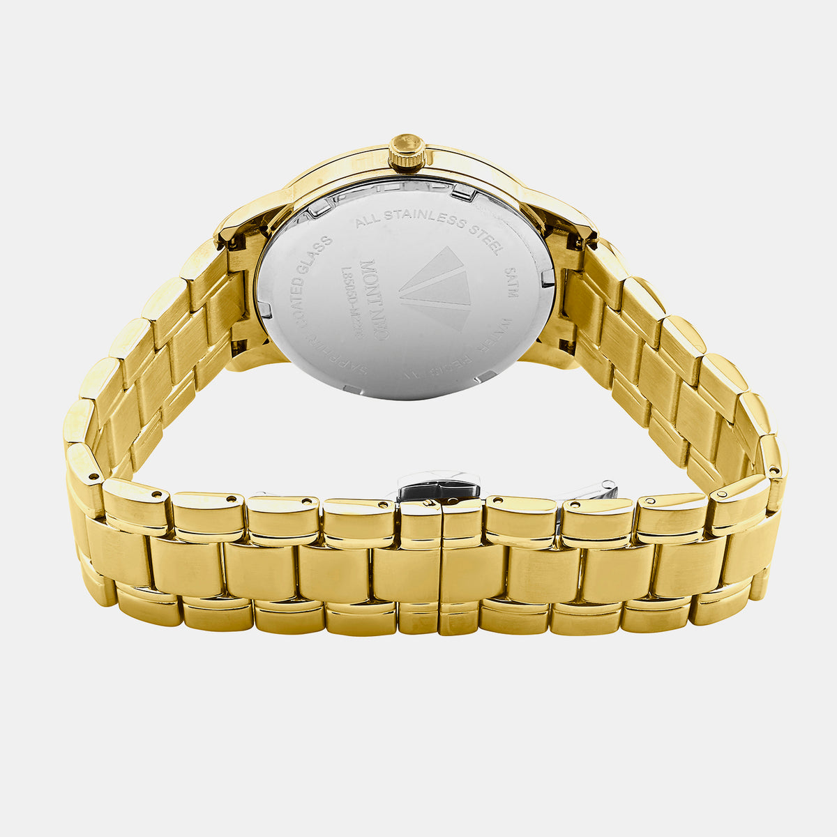 Women Quartz Gold Dial Analog Metal Watch L8505D-M2209