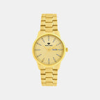 Women Quartz Gold Dial Analog Metal Watch L8505D-M2209
