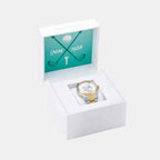 Mickey Mouse Unisex Automatic White Dial Analog Stainless Steel Watch LE1193