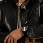 Shelby X Limited Edition Men Quartz Black Dial Chronograph Stainless Steel Watch LE1250SET