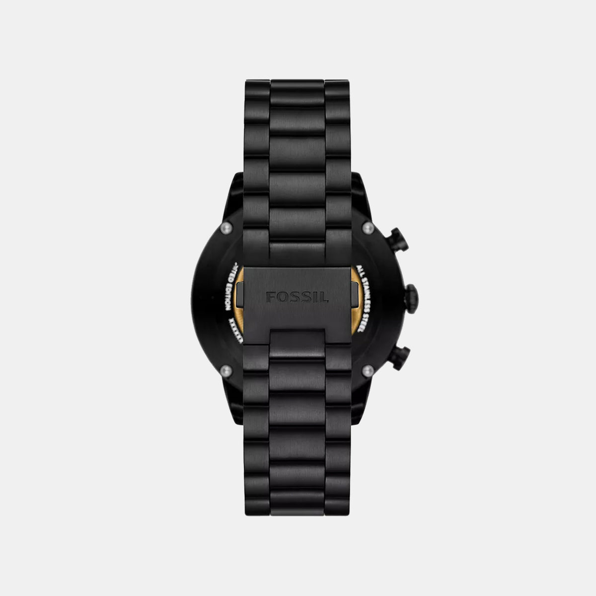 Shelby X Limited Edition Men Quartz Black Dial Chronograph Stainless Steel Watch LE1250SET